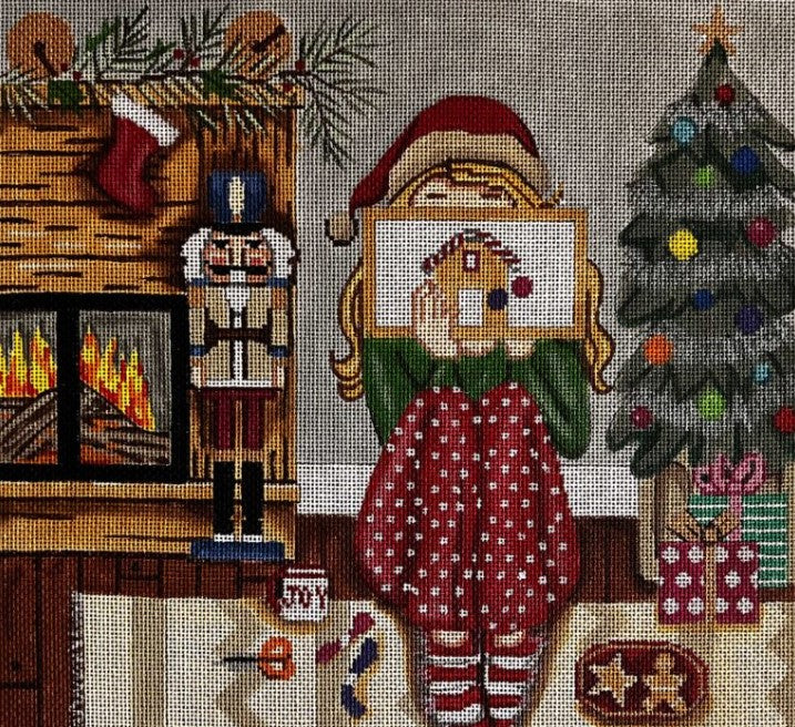 Christmas Girl Stitching-18M
