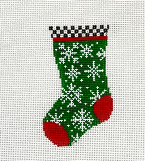 Mini Snowflake Stocking-18M