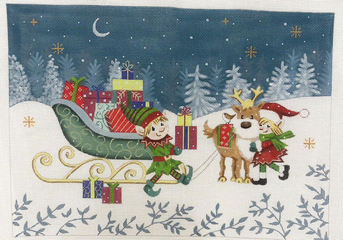 Elves with Reindeer-18M