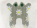 Daisy Frog on Blue Green Pink-13M