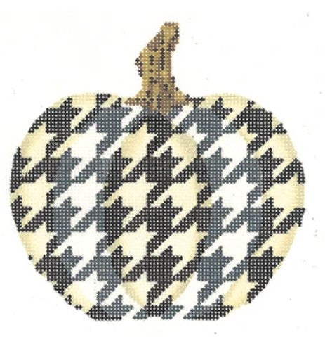 Black Bat Houndstooth Pumpkin
