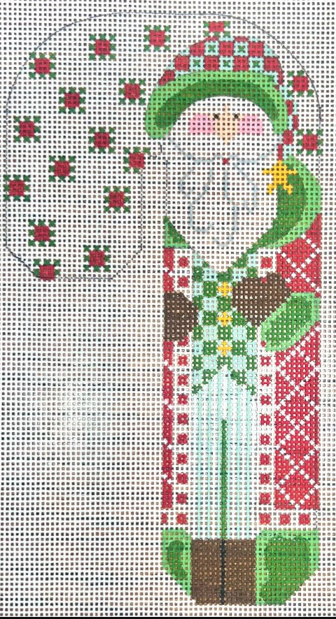 Father Xmas Red/Green Candy Cane-18M