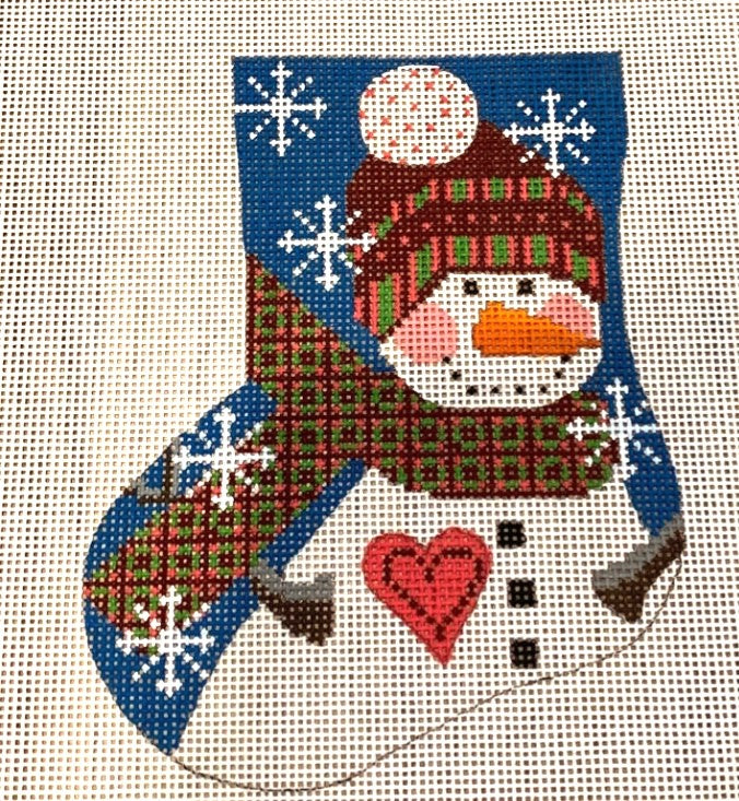 Mini Snowman Stocking-18M
