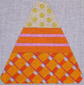 Candy Corn - Orange Plaid-18M