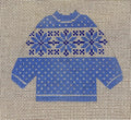 Blue Snowflake Pullover