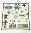 Cool Tones Beach Bum Toile