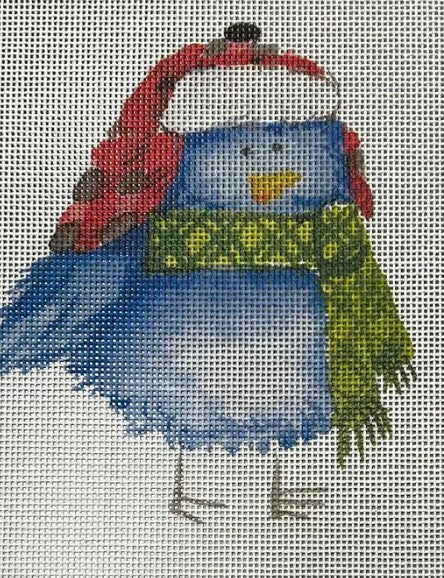 Blue Bird With Buffalo Hat