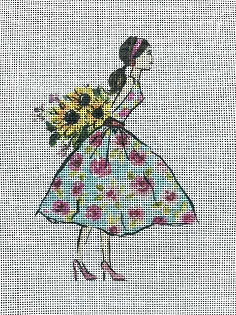 Dress With Pink Flowers